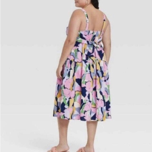 Colorful Midi Dress - Picture 2 of 8